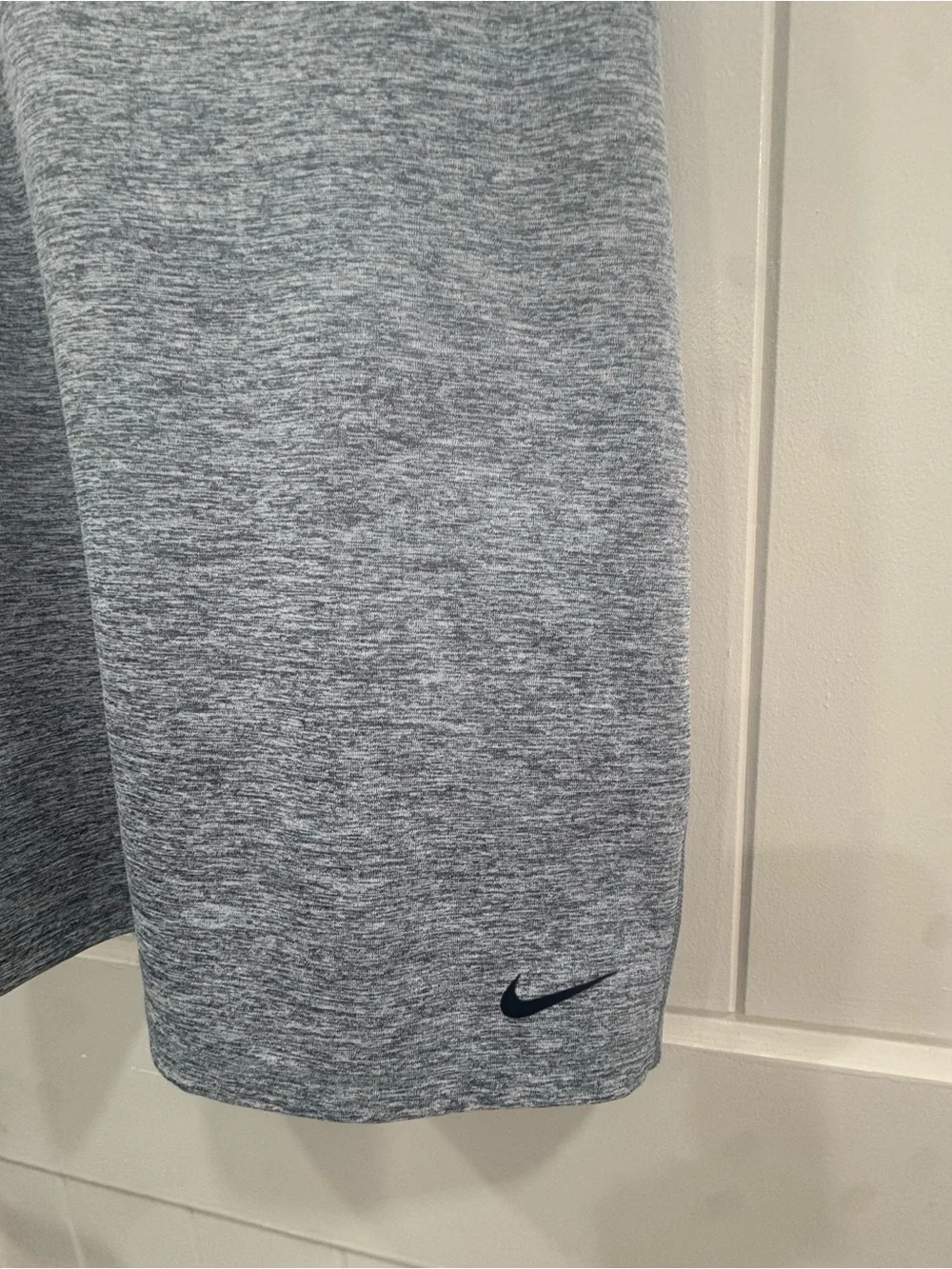 Nike Gray Heather Double-Strap Active Tank Size Small